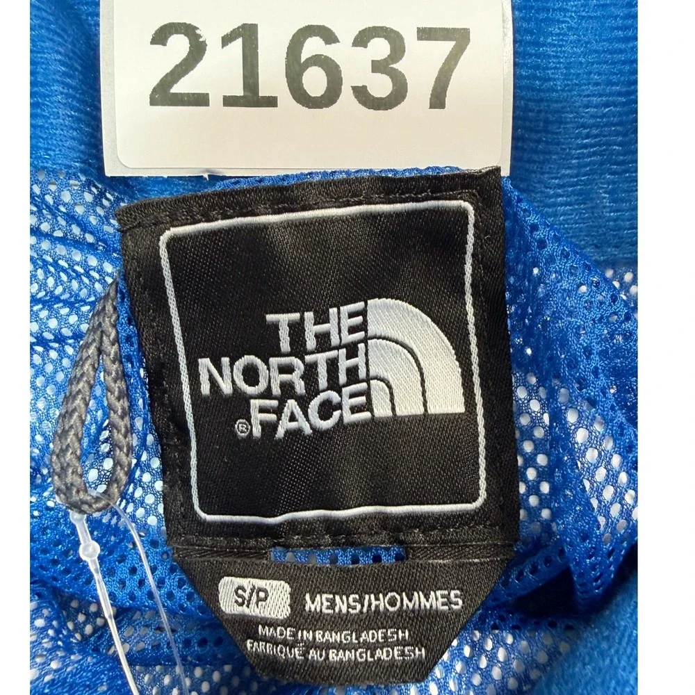 NEW The North Face Jacket Men Small Gray Resolve HyVent Full Zip Hood Rain Coat